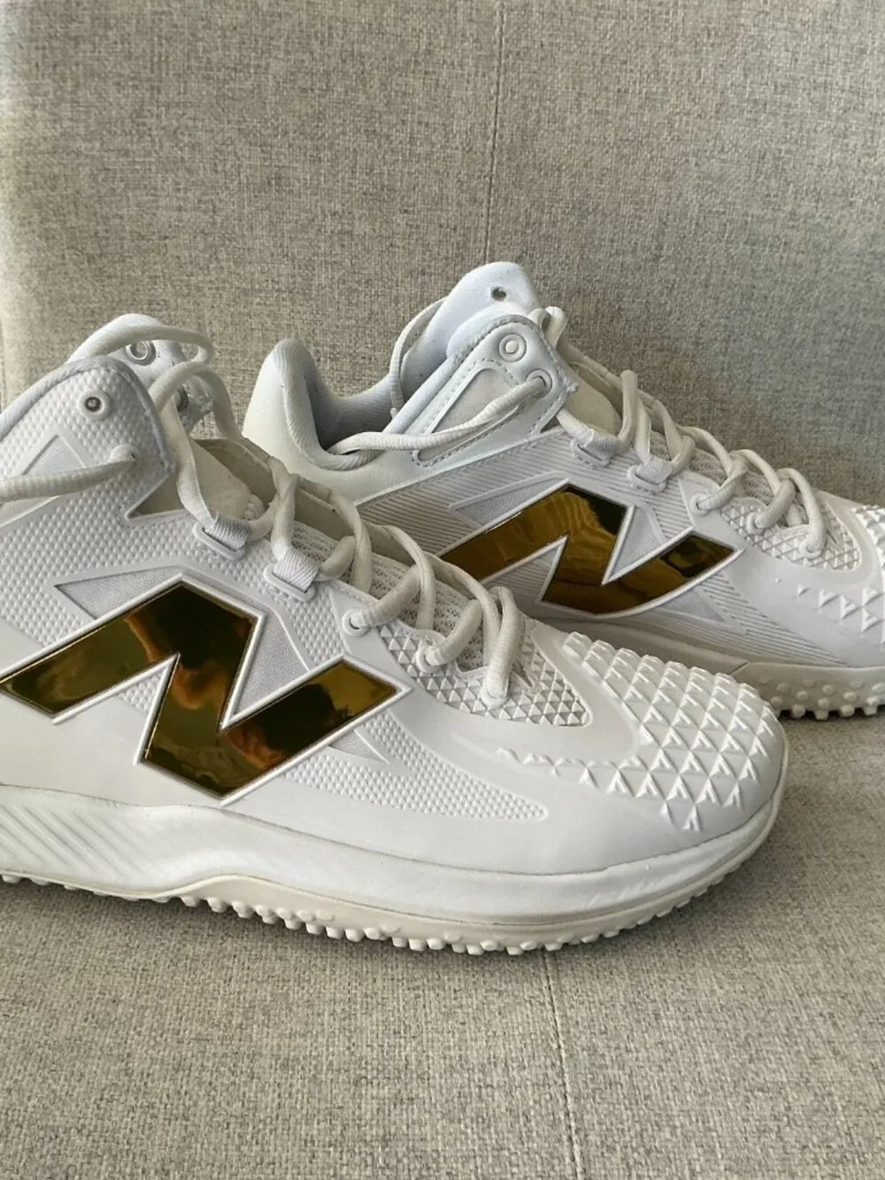New Balance FuelCell Ohtani 1 White Gold Shohei Ohtani Shoes